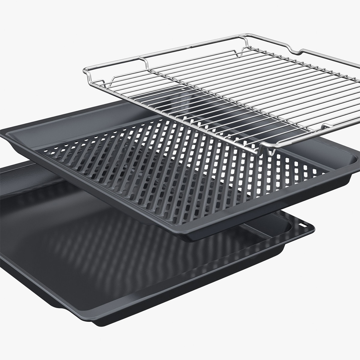 Horno multifunción Bosch, Serie 2, Función AirFry - HBA172EB3 Negro-6