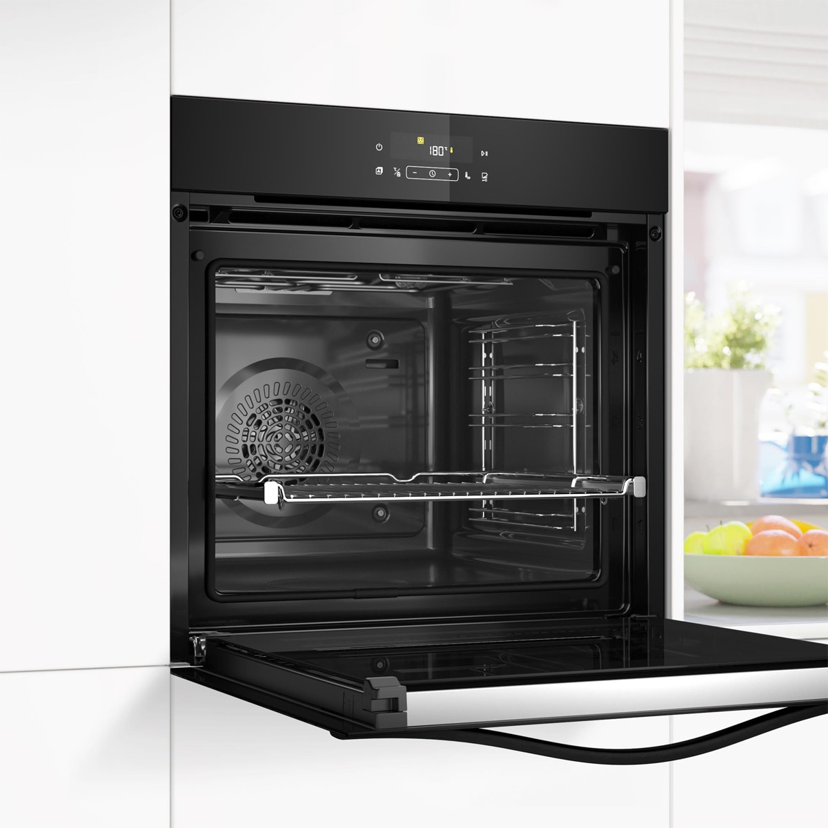 Horno pirolítico, Balay, autochef, cristal negro - 3HB5821N3 Negro-4