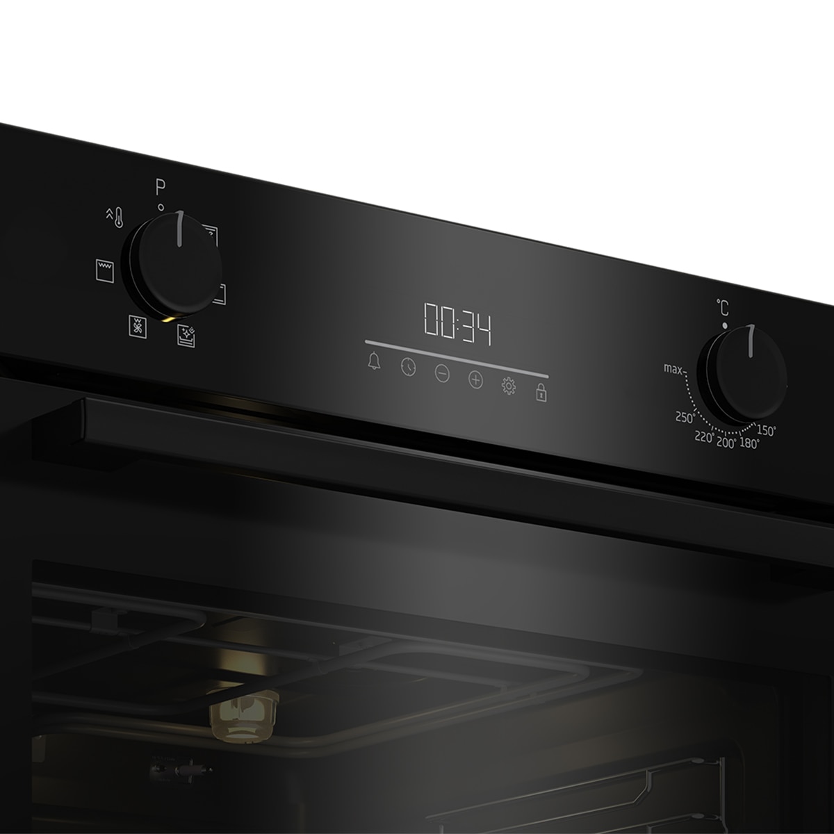 Horno multifunción Beko con 6 funciones y limpieza vapor -  BCBIE17300KSB Negro-3