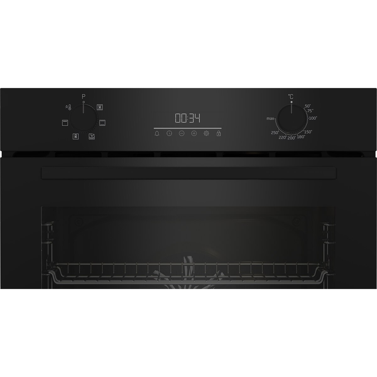Horno multifunción Beko con 6 funciones y limpieza vapor -  BCBIE17300KSB Negro-5