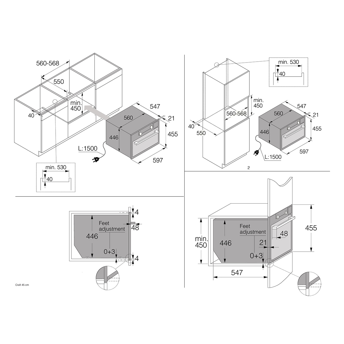 Horno multifunción Asko, función vapor - OCS8464S Acero Inox-2