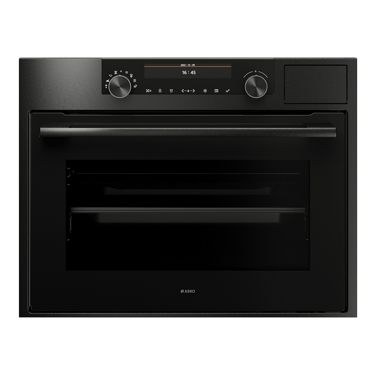 Imagen 0 de Horno multifunción, vapor Asko Sistema Pure Steam™ 45 cm - OCS8487B Acero negro