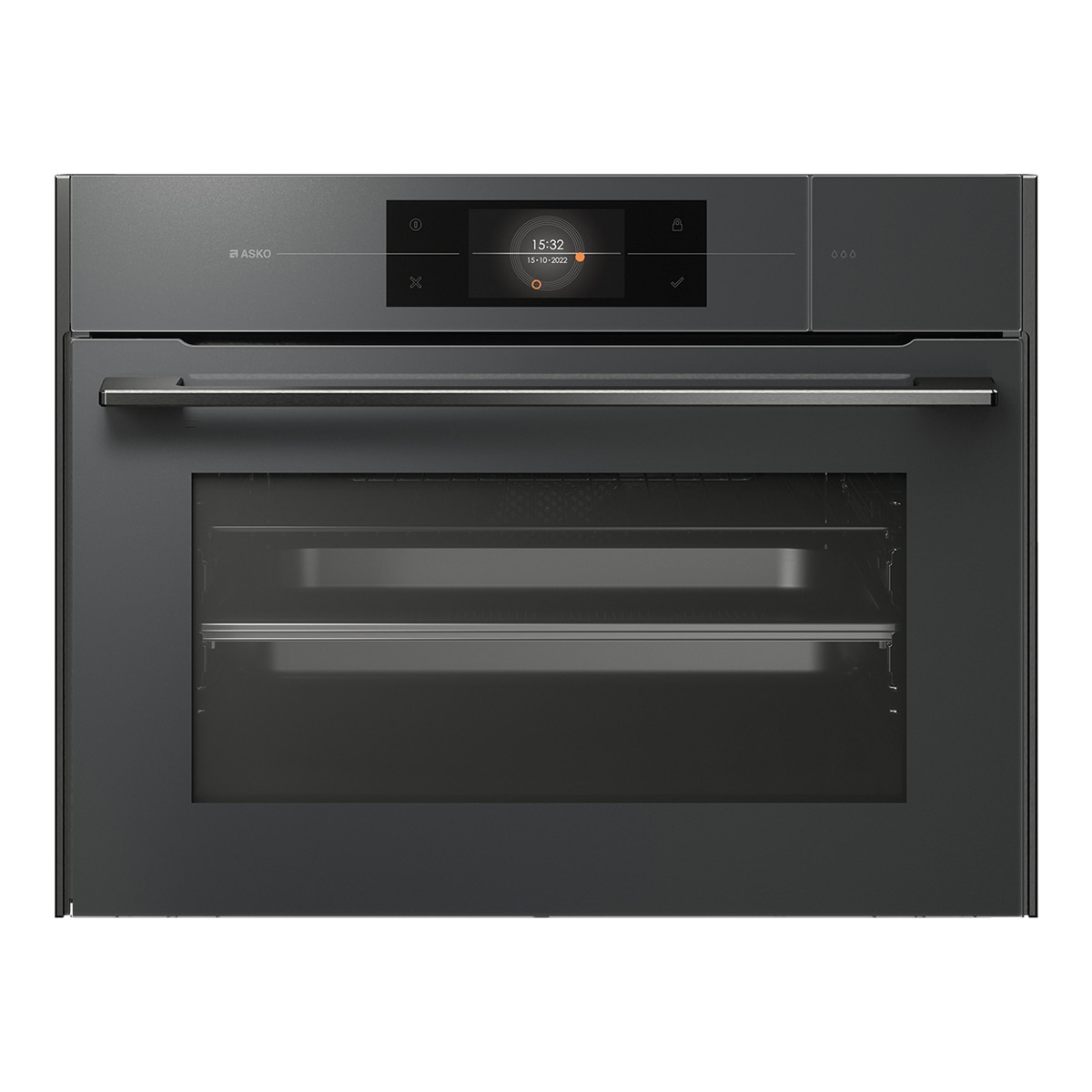 Imagen 0 de Horno multifunción, vapor Asko Sistema Pure Steam™ 45 cm - OCS8478GG Gris perla