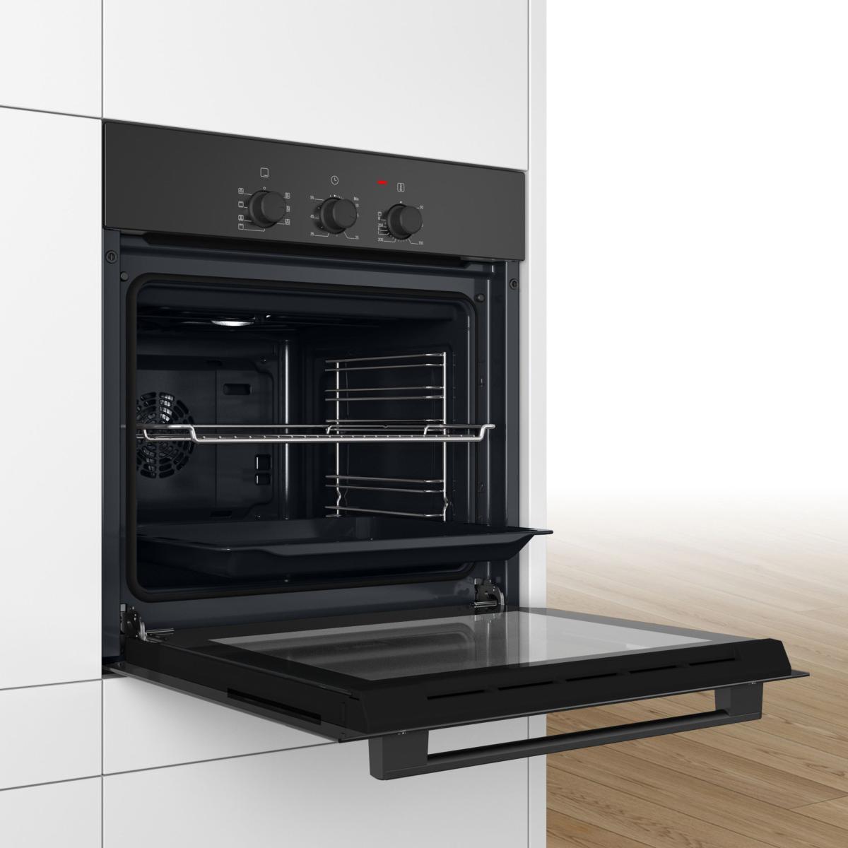 Horno multifunción Bosch, Serie 2, 3D Hotair - HBF011BA2 - Negros Negros-4