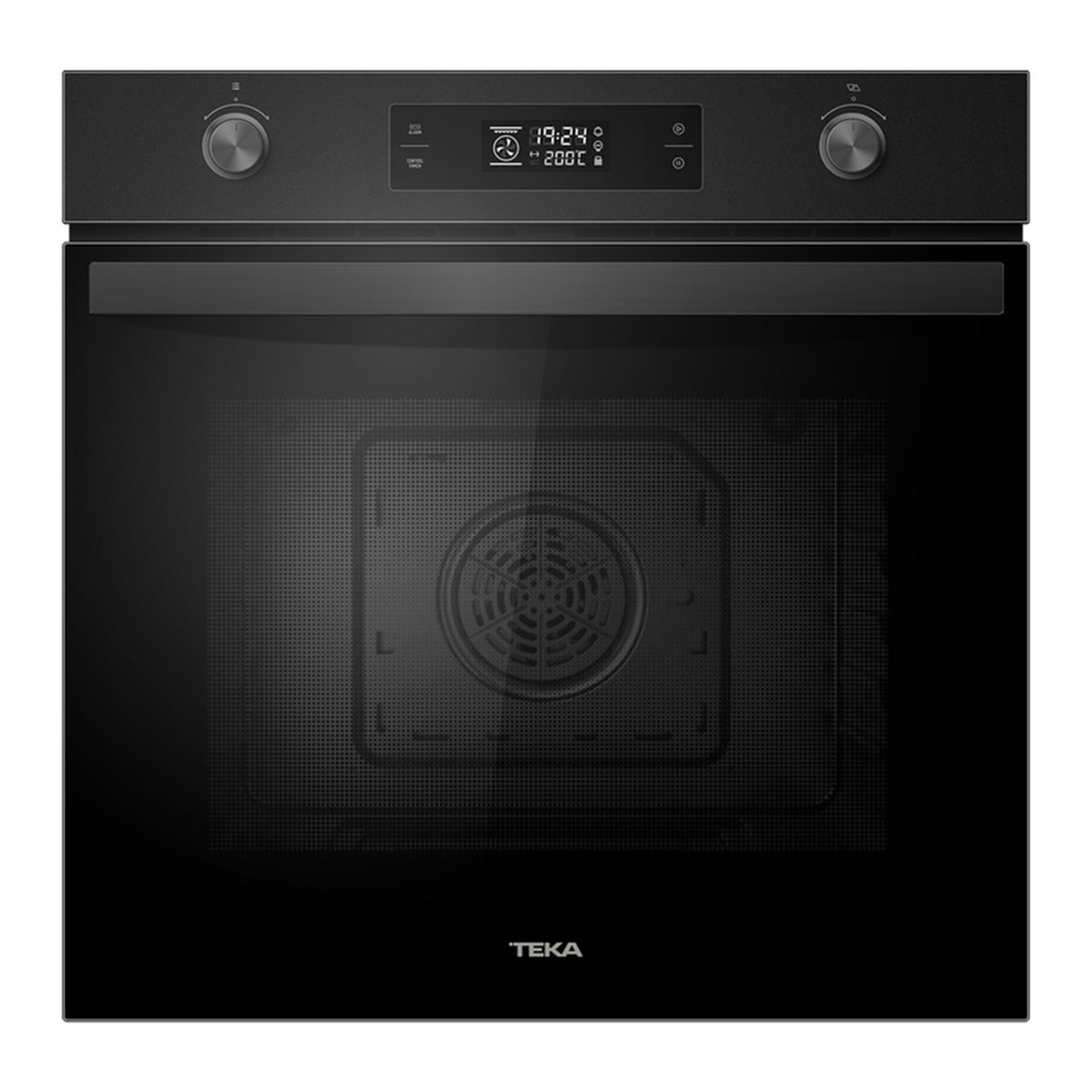 Teka - Horno pirolítico Teka con 9 funciones de cocinado y mandos extraíbles HBB 6375 P FBK.