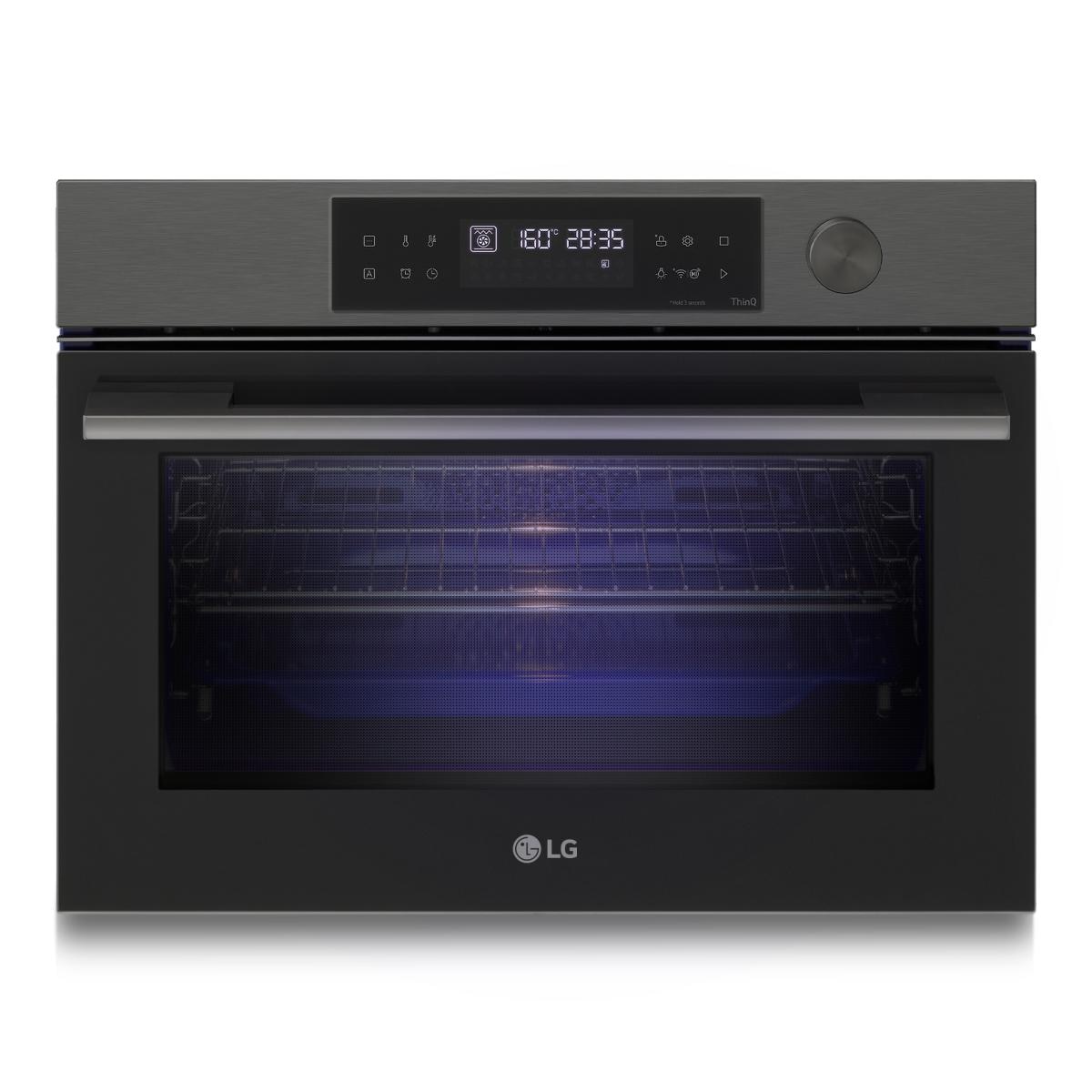 LG - Horno compacto Instaview A+, 47L con sistema de limpieza Blue EasyClean.
