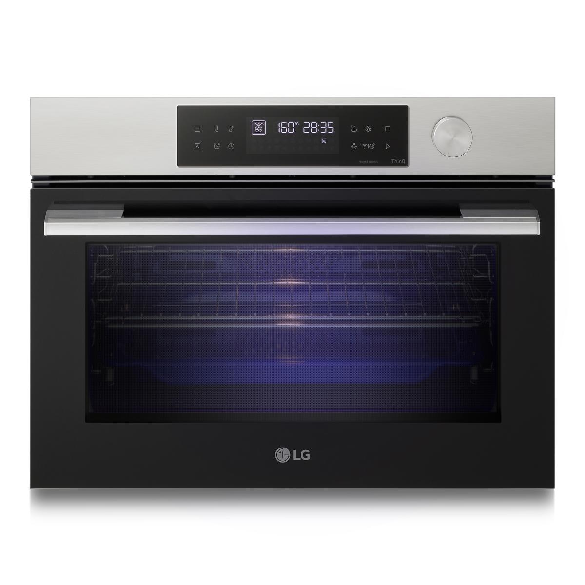 LG - Horno compacto Instaview A+, 47L con sistema de limpieza Blue EasyClean.