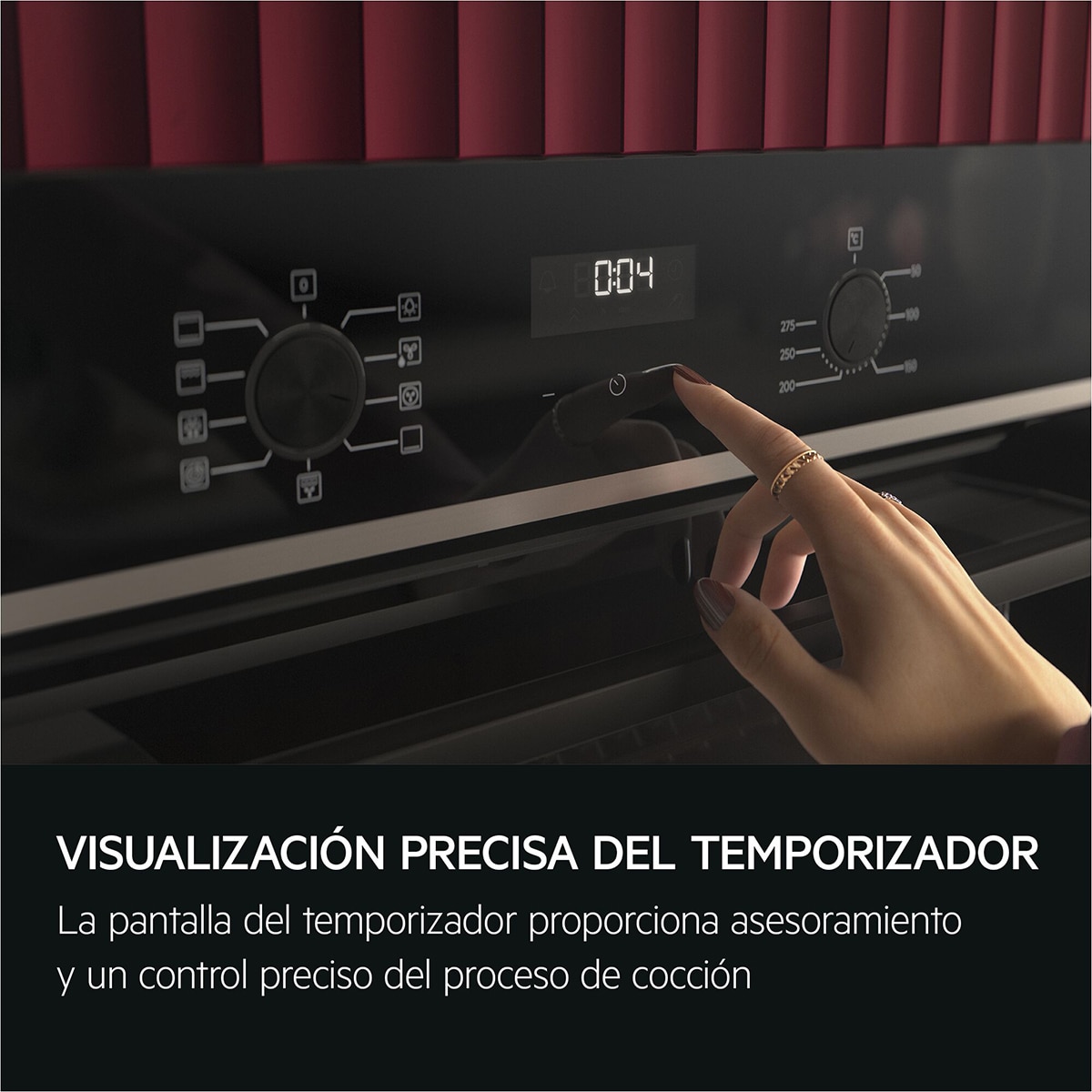 Imagen 3 de Horno AEG Pirolítico AirFry Inox Antihuellas S5000 OU5PB43PM - Inox antihuellas Inox antihuellas