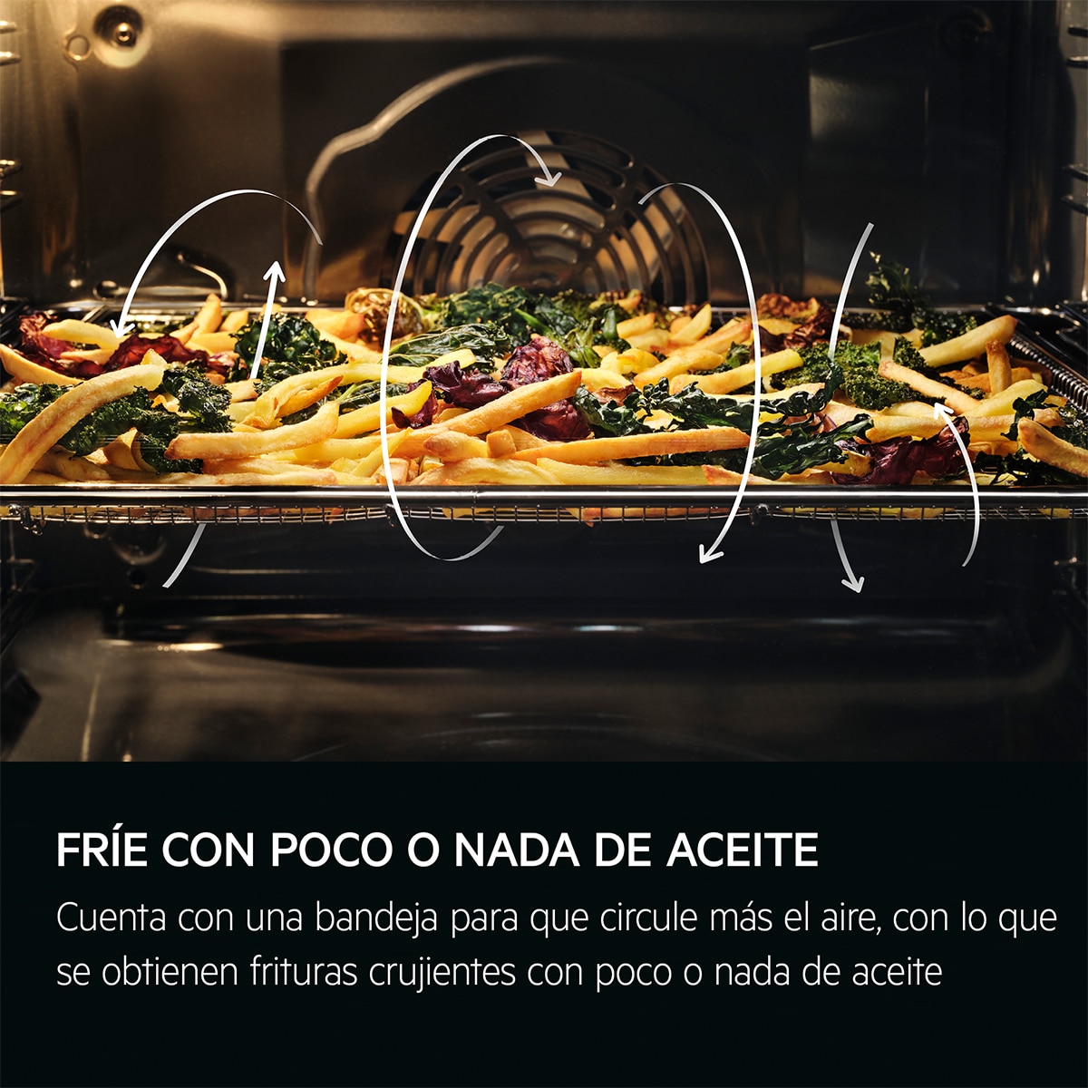 Imagen 12 de Horno AEG Pirolítico AirFry Inox Antihuellas S5000 OU5PB43PM - Inox antihuellas Inox antihuellas