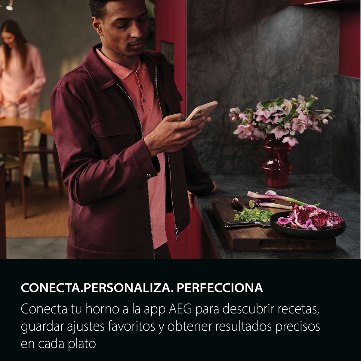 Horno AEG Vapor Pirolítico Sonda Térmica Resultados Jugosos Inox Antihuellas S6000 OR6PB51WSB Negro-19