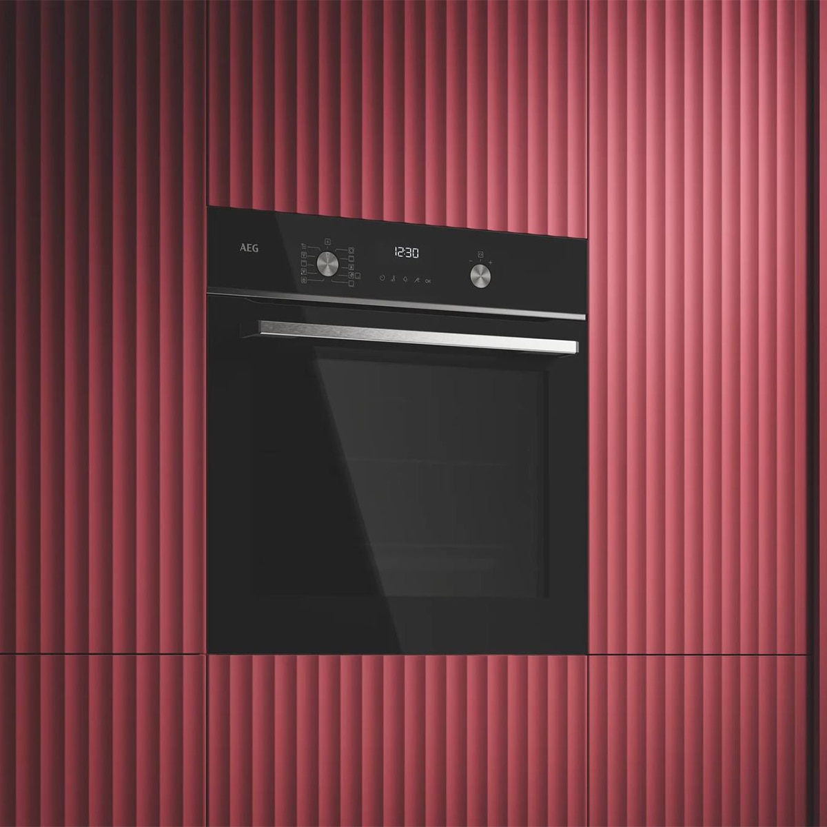 Horno AEG Vapor Pirolítico Sonda Térmica Resultados Jugosos Inox Antihuellas S6000 OR6PB51WSB Negro-24