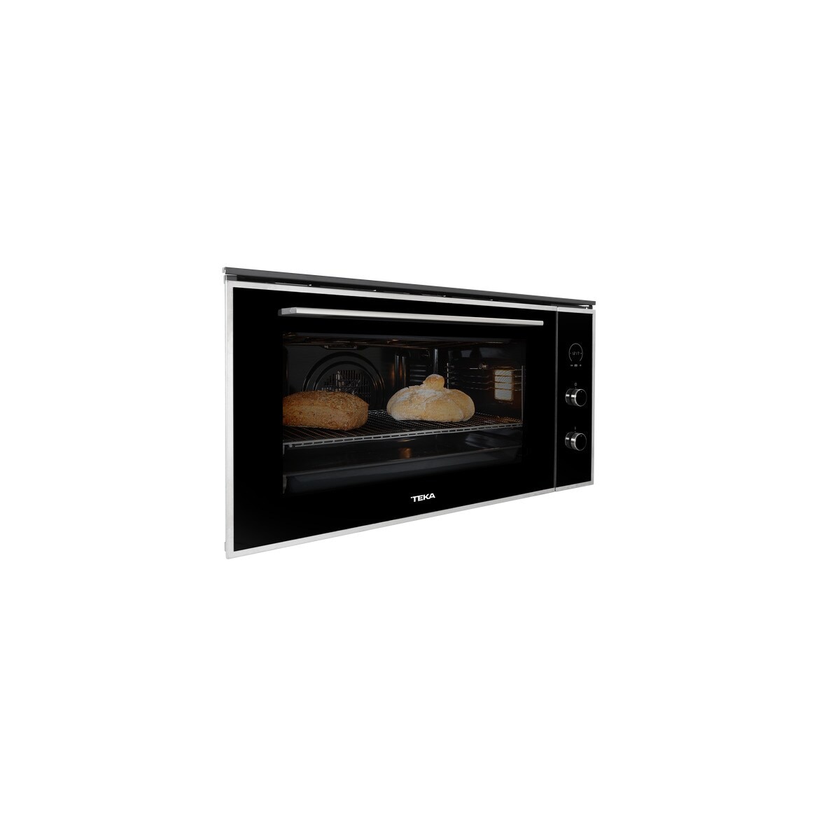 Forno Multifunções Teka HLF 940 SurroundTemp, Hydroclean® e de 77 Litros - Vidro Preto Preto/Inox-2