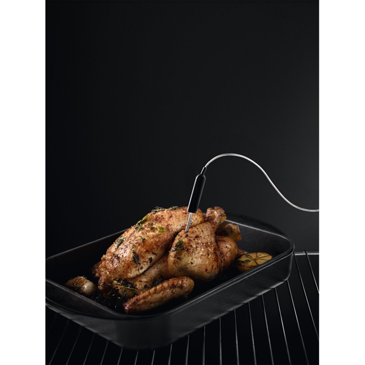 Horno multifunción AEG pirolítico - BPE642120M - Inox antihuellas Inox antihuellas-5