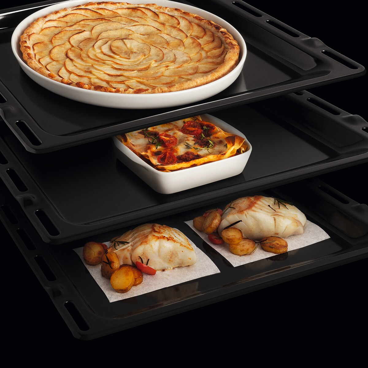 Forno Multifunções Whirlpool AKZ9 7891 IX Tecnologia 6º Sentido Função Cook3 de Hidrolítico de 73 L - Inox Inox-6