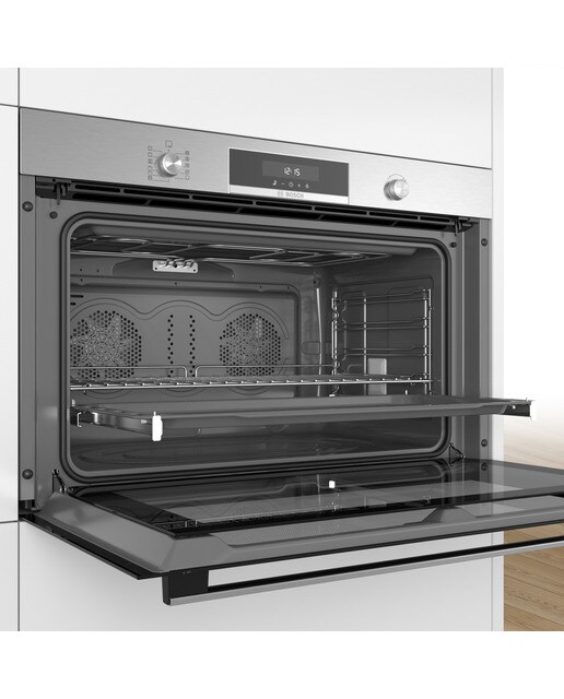 Forno Multifunções Bosch Série 6 VBD5780S0 Pirolítico e Hidrolítico de 112 L - Inox Aço/Cristal preto-6