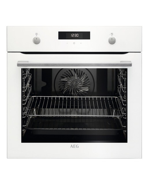 AEG - Horno multifunción AEG con sistema de limpieza Aqua Clean - BEK435120W.