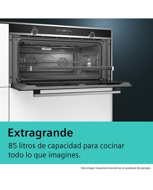 Forno Multifunções Siemens iQ500 VB558C0S0 Hidrolítico de 85 Litros - Inox Preto-5