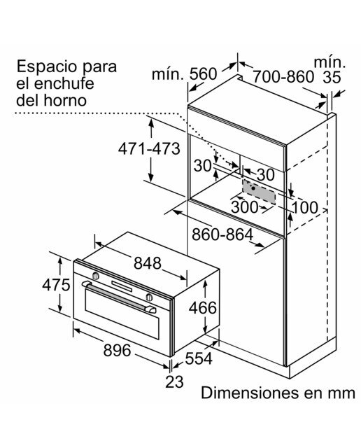 Forno Multifunções Siemens iQ500 VB558C0S0 Hidrolítico de 85 Litros - Inox Preto-7