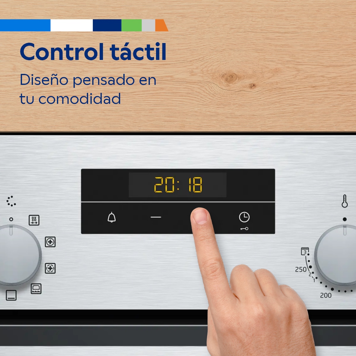 Horno multifunción Balay raíles telescópicos a 1 altura - 3HB2031X0 Acero Inox-4