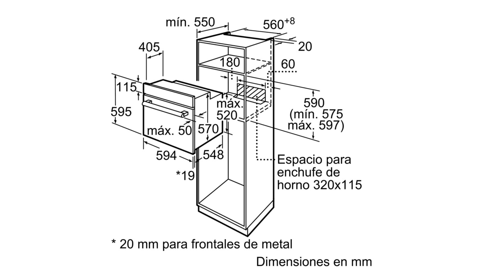 Horno multifunción Balay con 5 funciones - 3HB1000X0 Acero Inox-2
