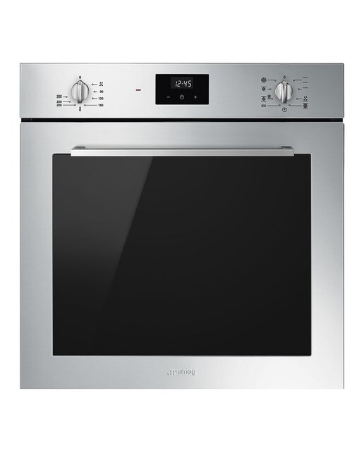 Forno Termoventilado Smeg Selezione SF6400TVX Limpeza Vapor Clean e de 70 Litros - Inox Inox-1