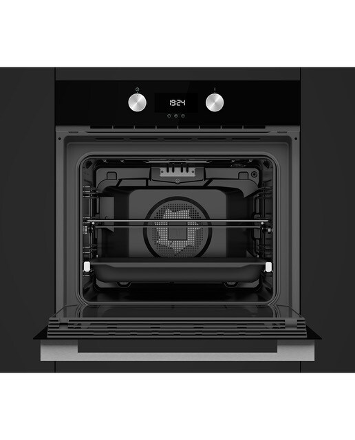 Forno Multifunções Teka HLB 8400 P BK Edição Urban Colors, SurroundTemp, DualClean Auto Limpeza Pirolítica + Teka Hydroclean® PRO e de 70 L - Preto Preto-8