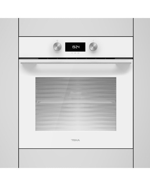 Forno Multifunções Teka HLB 8400 WH Edição Urban Colors SurroundTemp e Hydroclean® Pro de 70 Litros - Vidro Branco Cristal branco-4
