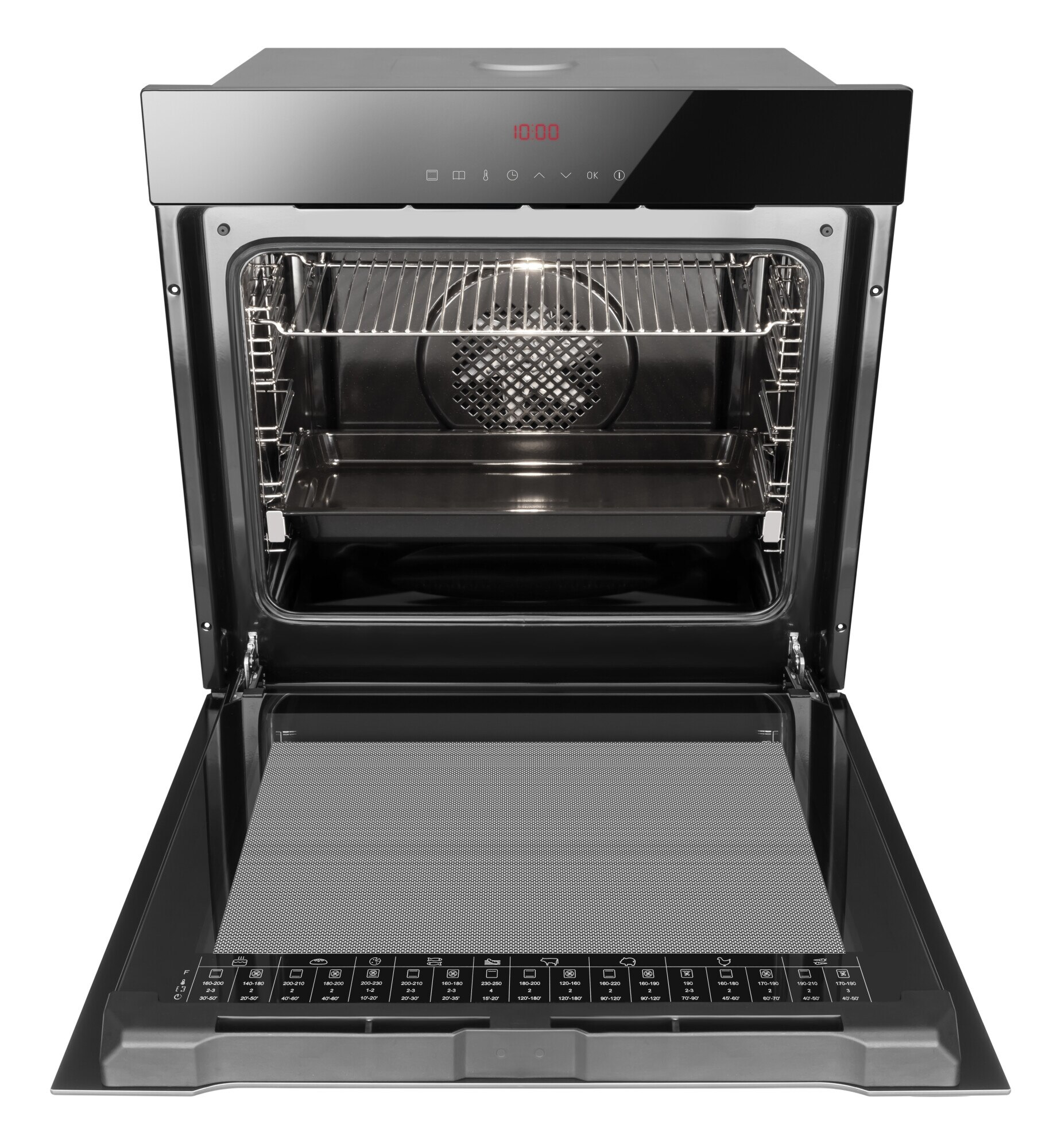 Forno Multifunções Fagor 8H-195CTN Limpeza a Vapor e de 77 Litros - Preto Vidro preto-6