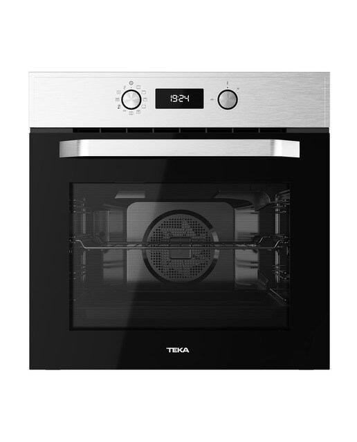 Forno Multifunções Teka HCB 6535 P INOX Dual Clean Pirólise + Hydroclean® PRO, e de 70 Litros - Inox e Preto Inox-1