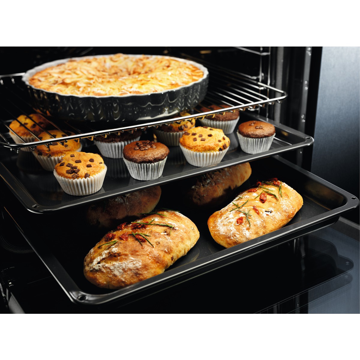 Forno Multifunções Electrolux EOF3H54X Série 600 SurroundCook com Esmalte Fácil de Limpar e de 72 Litros - Aço Inox Inox-6