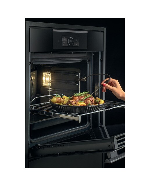 Horno multifunción Haier WIFI y limpieza por Aquálisis I-Touch Series 4- HWO60SM5T5BH - Negro Negro-13