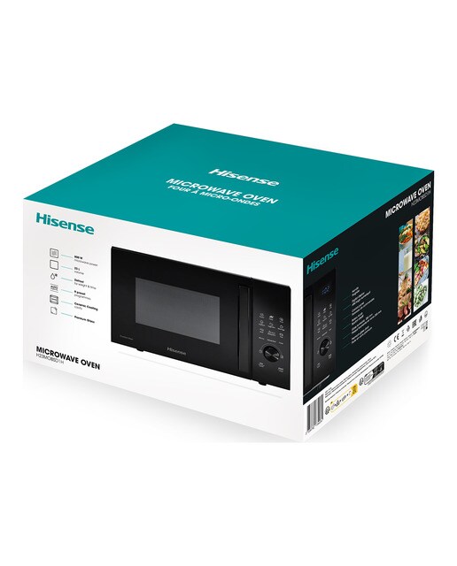 Microondas Hisense 23 litros sin grill - H23MOBSD1H - Negro Negro-14