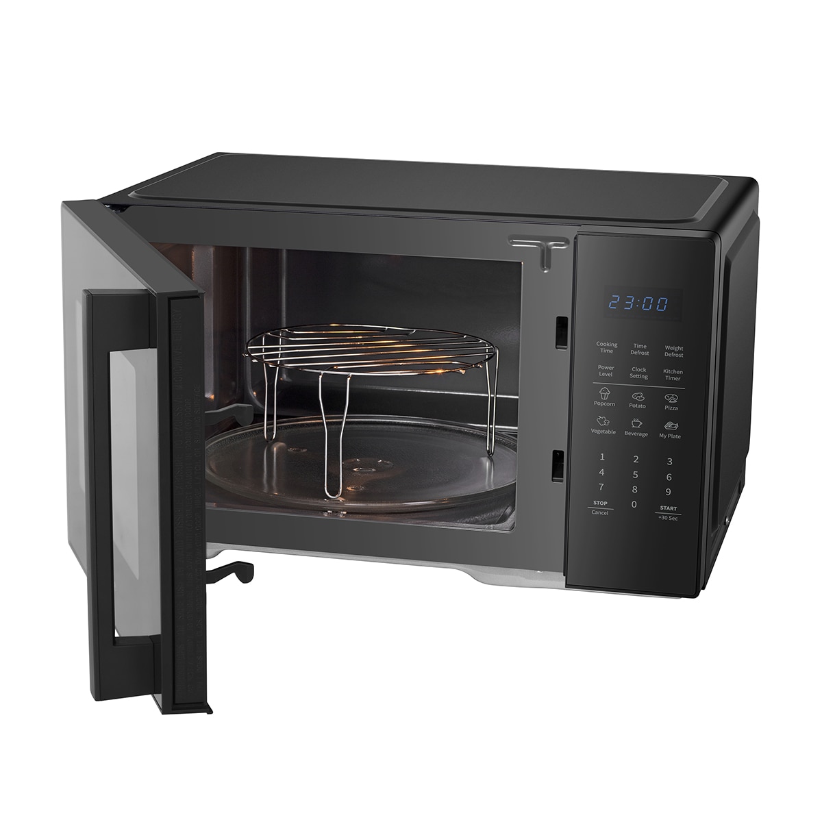 Microondas Hisense 29 litros, sin grill - H29MOBS9H Negro-10