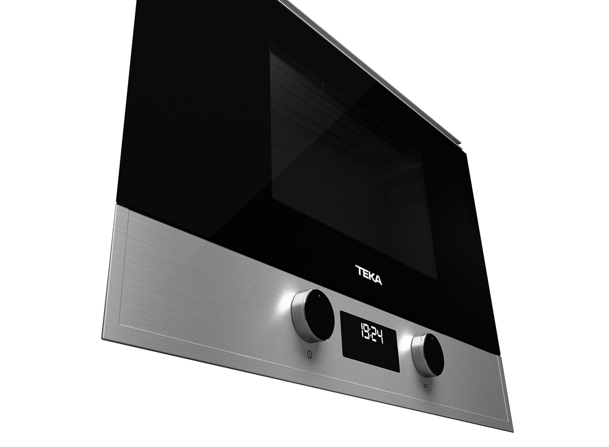 Micro-ondas com Grill Encastrável Teka MS 622 BISR SIX de 22 Litros - Inox Preto-10