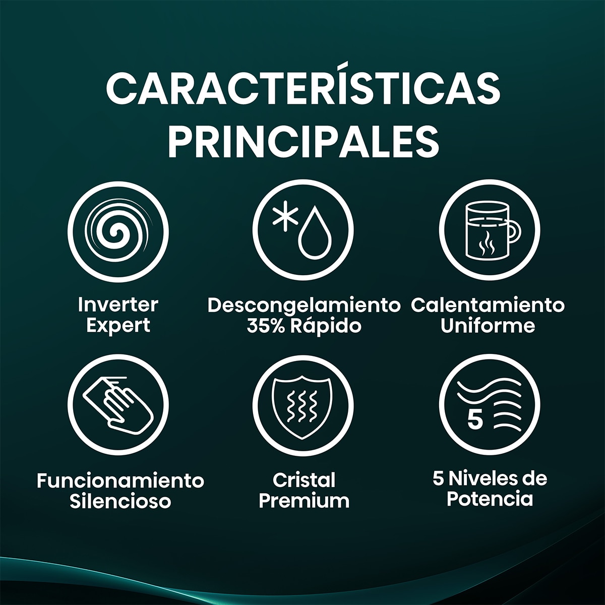 Microondas Hisense con capacidad 20 litros - H20MOBP1HI Negro-3