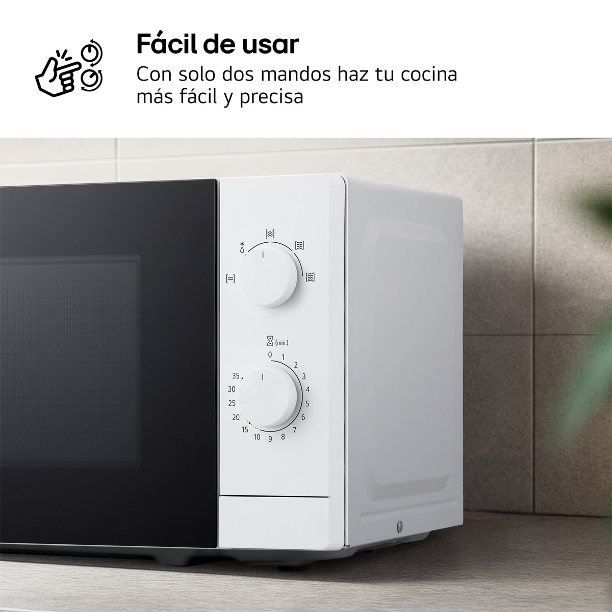 Microondas LG 20 litros con 5 niveles de potencia - MS2082H 4