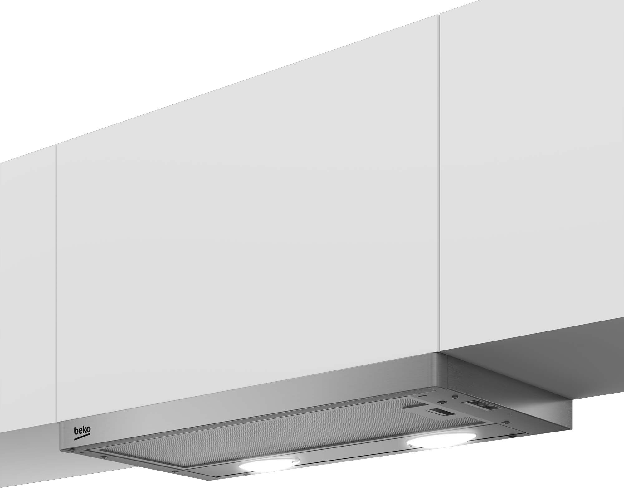 Campana telescópica Beko 3 niveles de potencia - CTB 6250 X Inox antihuellas-2