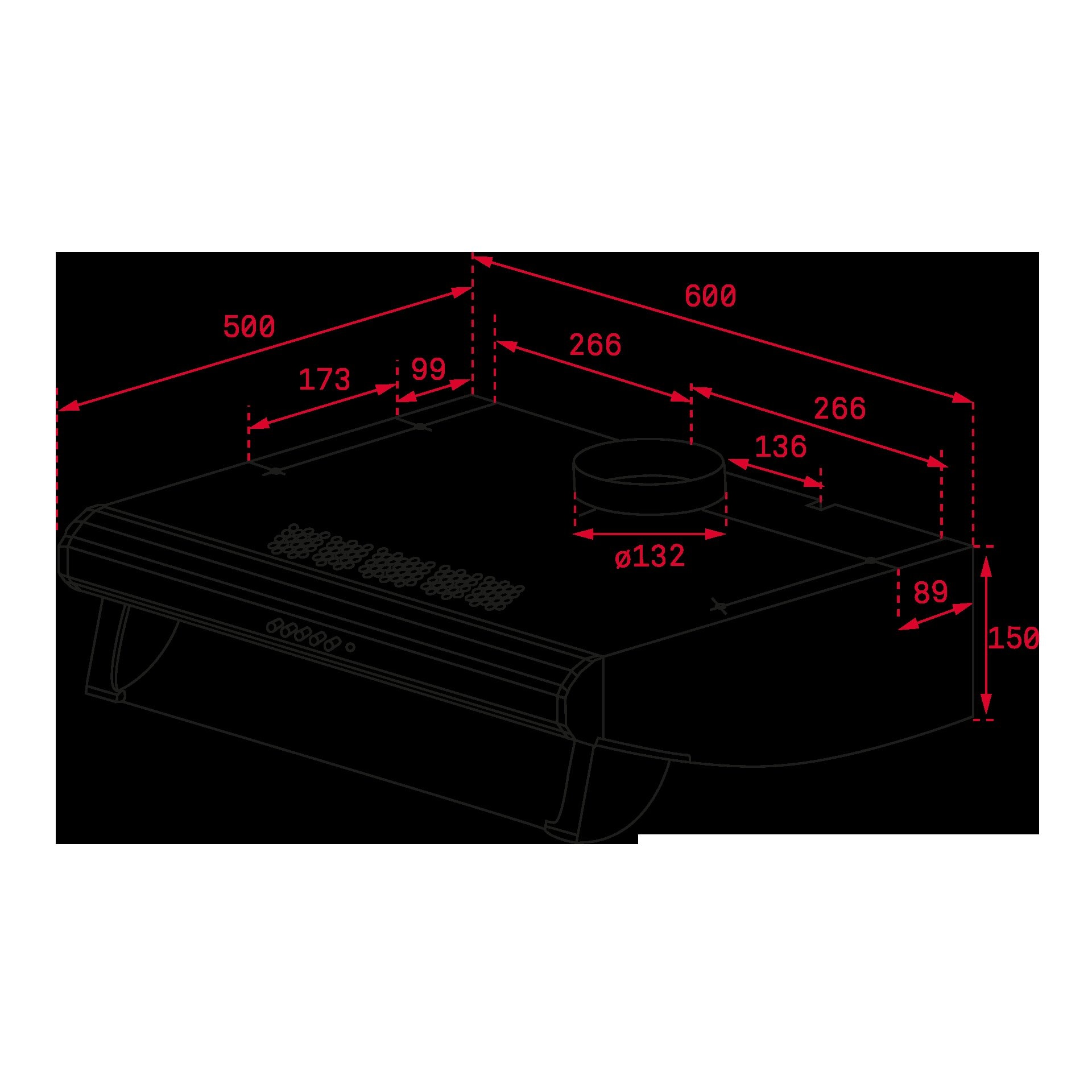 Campana convencional Teka 3 velocidades - C 6310 B NEGRA Negro-2