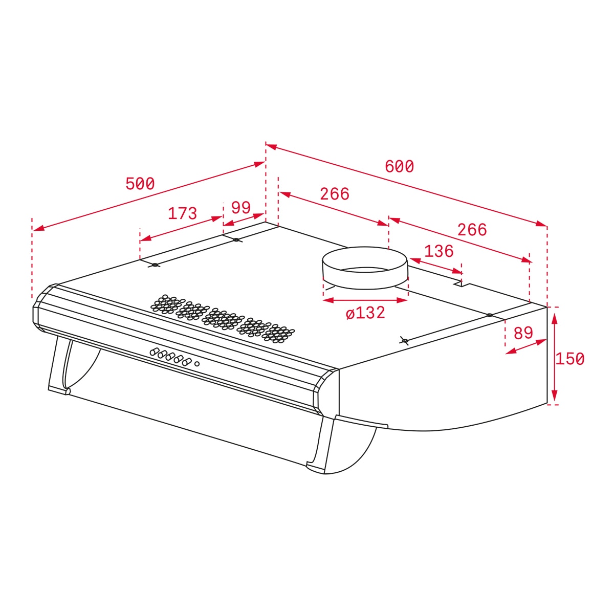 Campana convencional Teka 3 velocidades - C 6310 S INOX Acero Inox-2