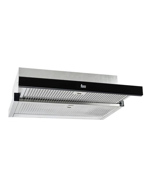 Exaustor Telescópico Encastrável Teka CNL 6415 PLUS B Motor EcoPower de 6 Velocidades e 60 cm - Vidro Preto Preto-1