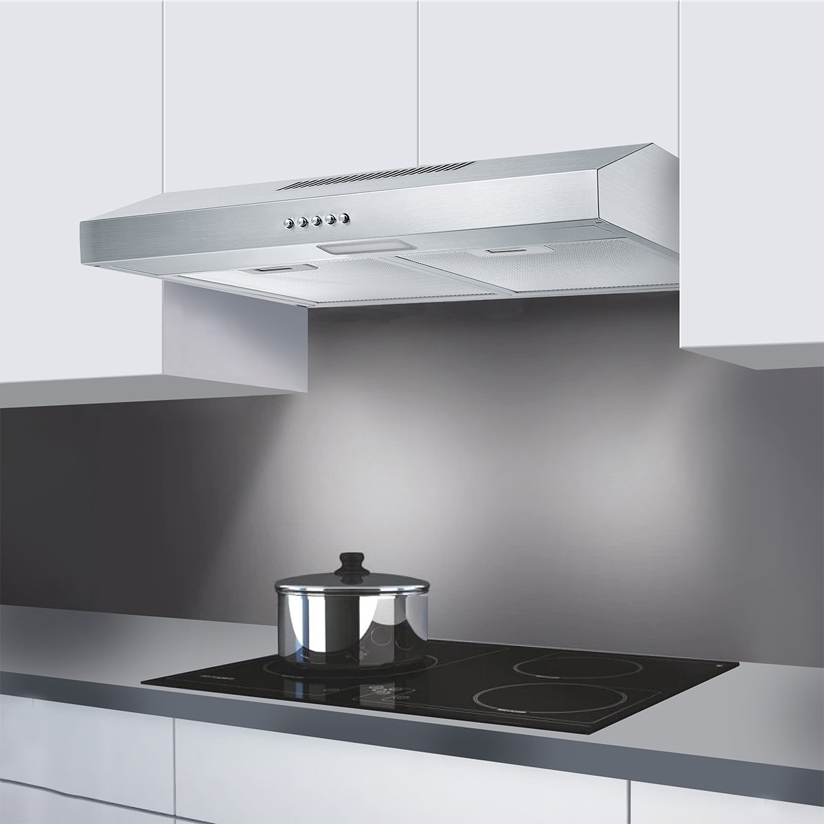 Campana convencional Mepamsa iluminación Led - Brisa Plus 60 X Inox-3