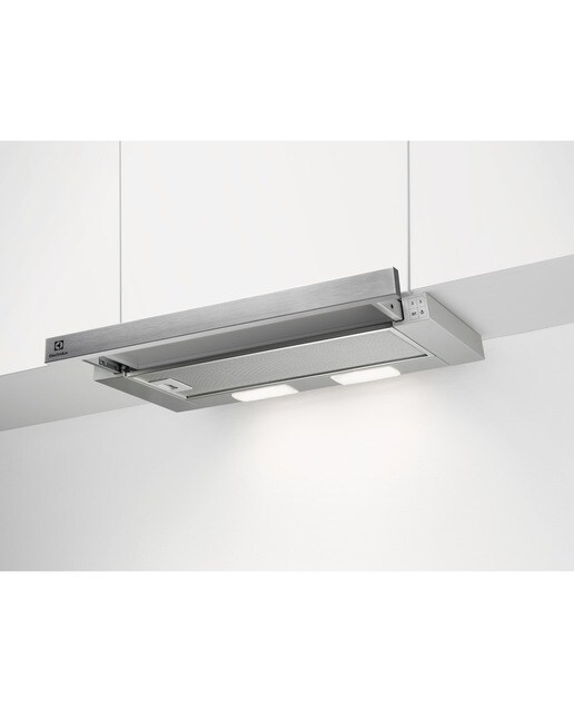Exaustor Telescópico Encastrável Electrolux LFP226S Série 300 LEDLights de 3 Velocidades e de 60 cm - Inox Aço inoxidável-7