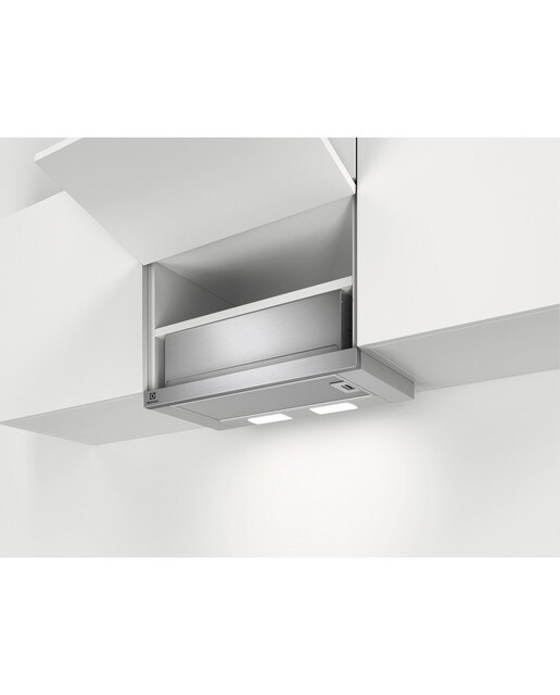 Exaustor Telescópico Encastrável Electrolux LFP226S Série 300 LEDLights de 3 Velocidades e de 60 cm - Inox Aço inoxidável-8
