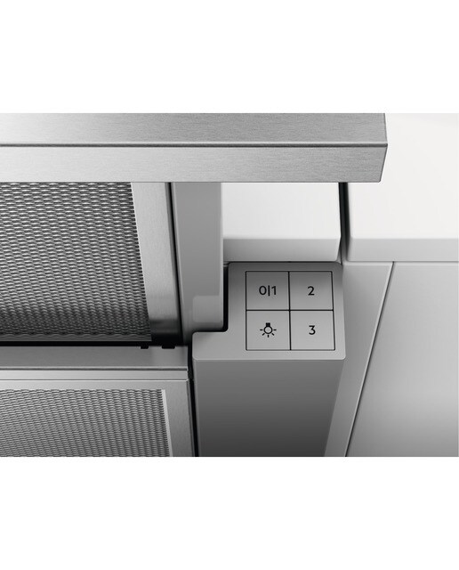 Campana telescópica Electrolux con 3 niveles de pontencia -LFP416X Acero Inox-4
