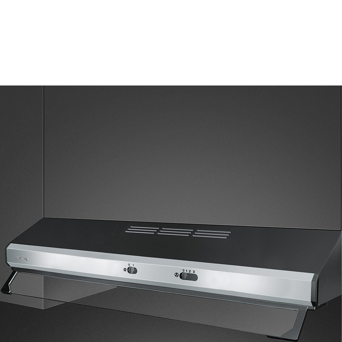 Campana convencional Smeg 3 velocidades - KSEC91XE3 Acero / Negro-2