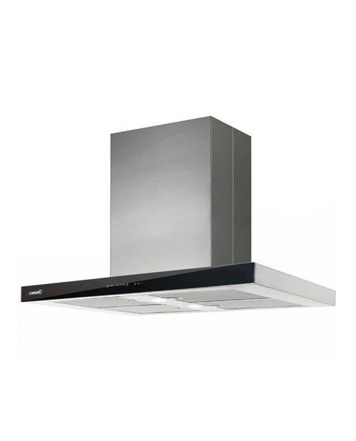 Exaustor de Ilha Cata Isla Legend com 5 Níveis de Extração e de 90 cm - Inox Inox/Cristal-1