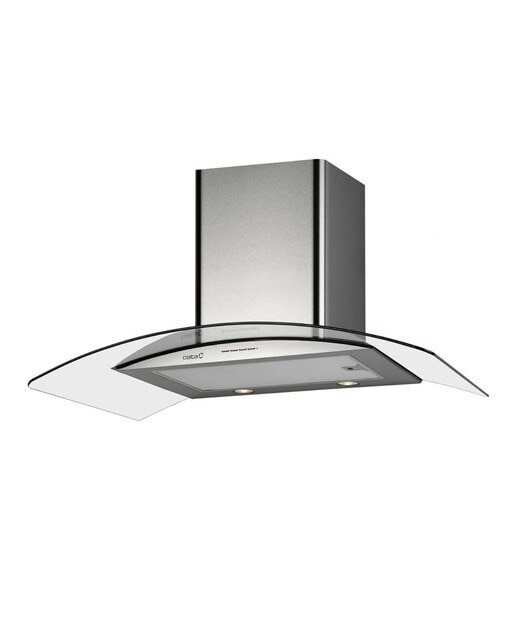 Exaustor de Parede Cata Gamma 700 com 3 Níveis de Extração e de 70 cm - Inox e Vidro Inox/Cristal-1