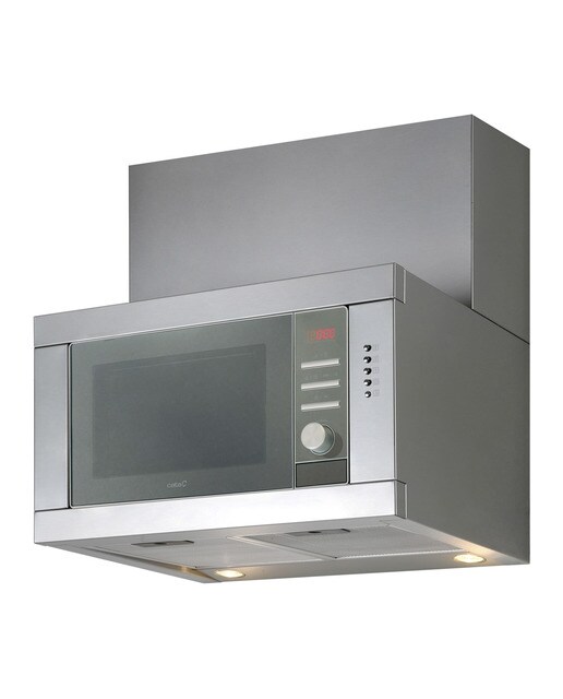 Imagem 0 de Exaustor de Parede Cata CHORUS GX com Micro-ondas e 3 Níveis de Extração e de 59,8 cm - Inox