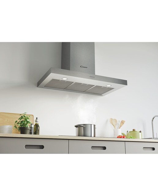 Exaustor de Parede Candy Tradicional CMB 955X 4 Velocidades e de 90 cm - Inox Inox-4