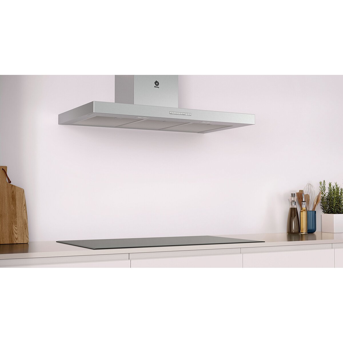 Campana decorativa Balay control electrónico iluminado - 3BC097EX Inox-4